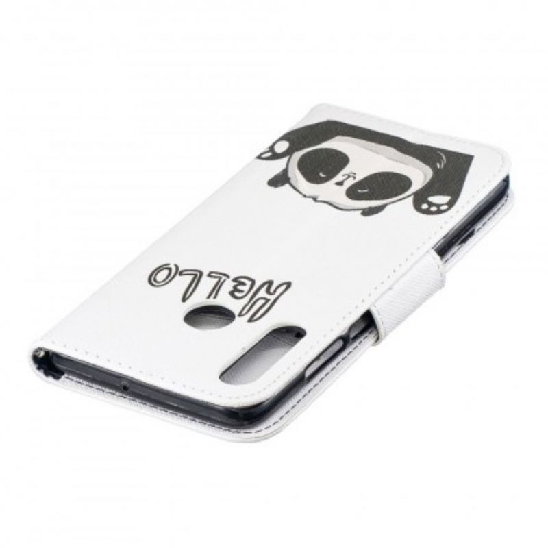 Flip Cover Huawei P30 Lite Hej Panda