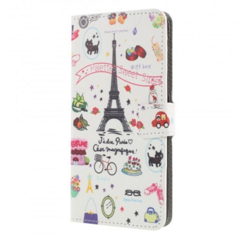 Flip Cover Huawei P30 Lite Jeg Elsker Paris