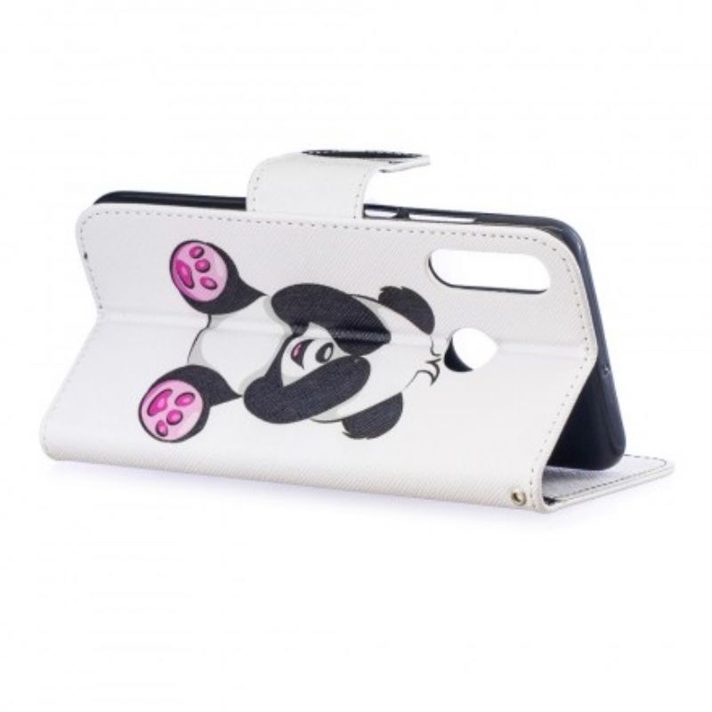 Flip Cover Huawei P30 Lite Panda Sjov