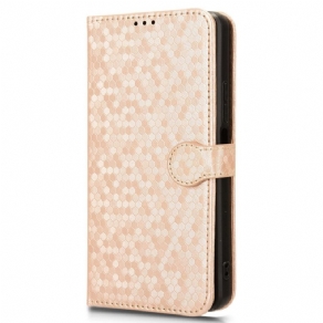 Flip Cover Oppo Reno 12 5g Skinnende Punkter