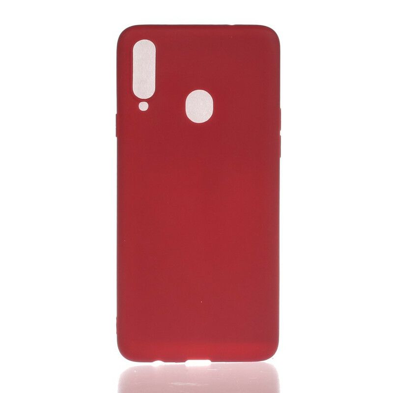 Mobilcover Samsung Galaxy A20s Silicone Fleksible Slikfarver