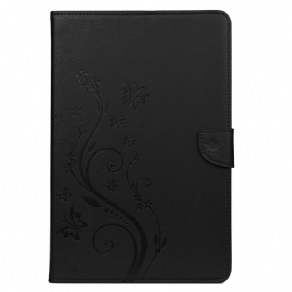 Flip Cover Samsung Galaxy Tab S7 / Tab S8 Blomstersommerfugle