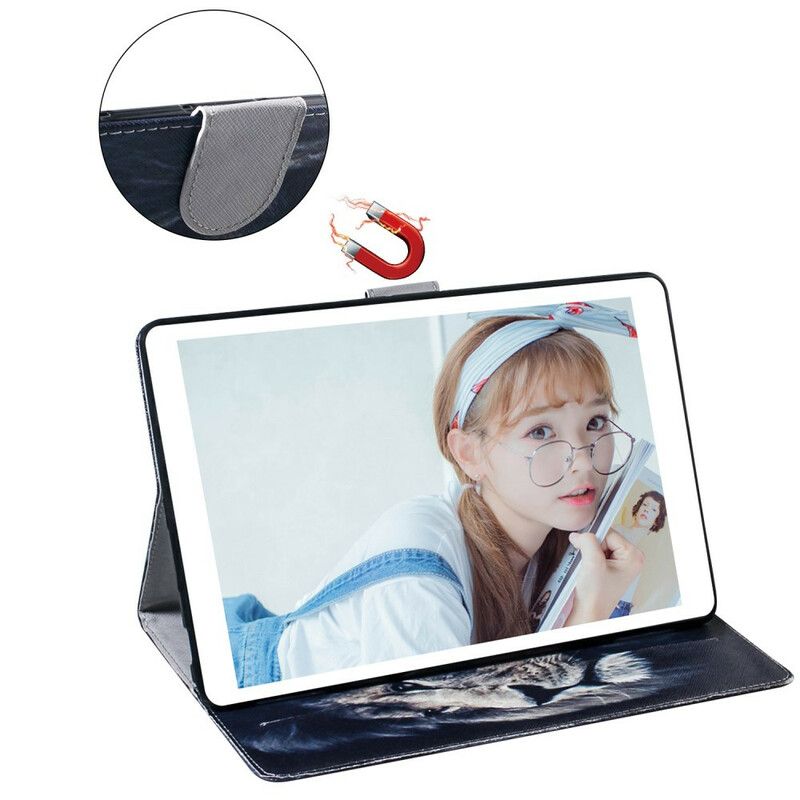 Flip Cover Samsung Galaxy Tab S7 / Tab S8 Løvehoved
