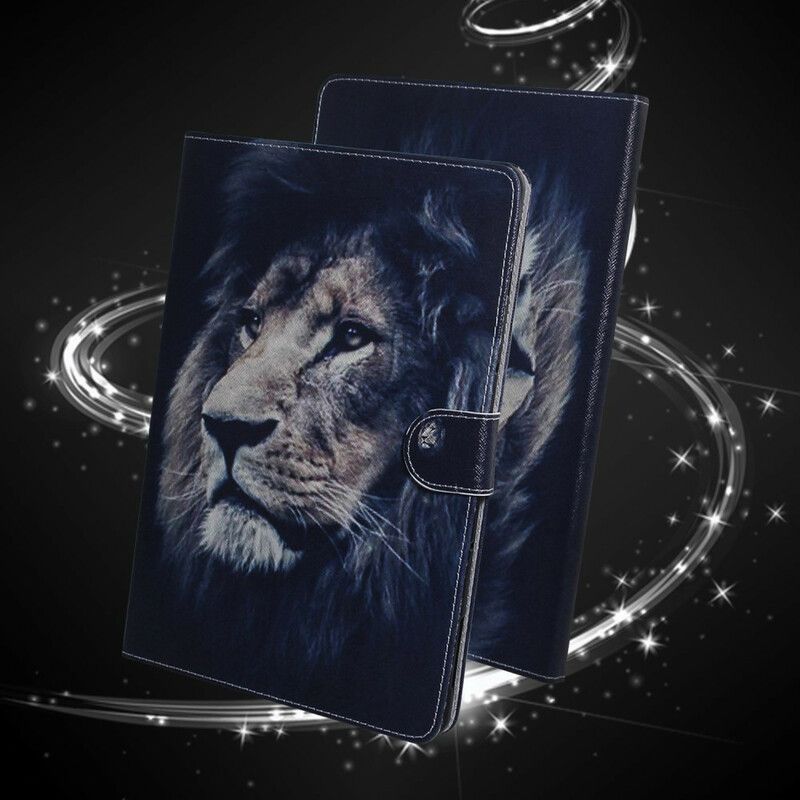 Flip Cover Samsung Galaxy Tab S7 / Tab S8 Løvehoved