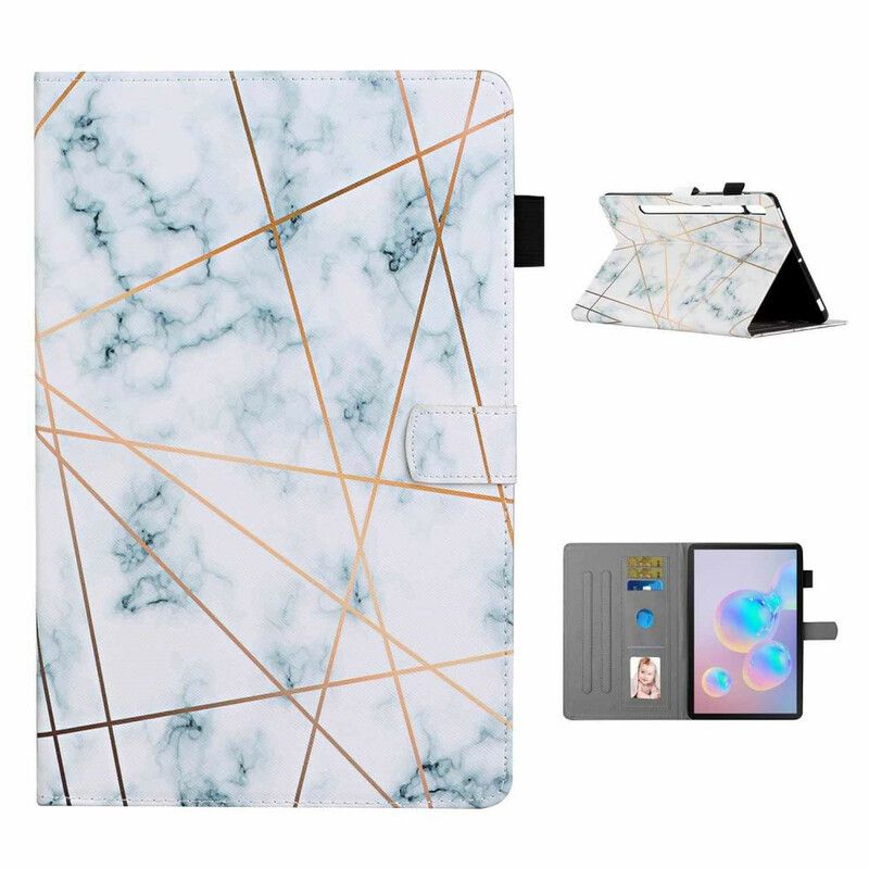 Flip Cover Samsung Galaxy Tab S7 / Tab S8 Marmor