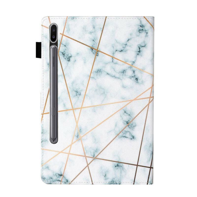 Flip Cover Samsung Galaxy Tab S7 / Tab S8 Marmor