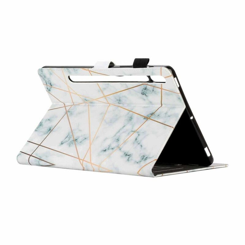 Flip Cover Samsung Galaxy Tab S7 / Tab S8 Marmor