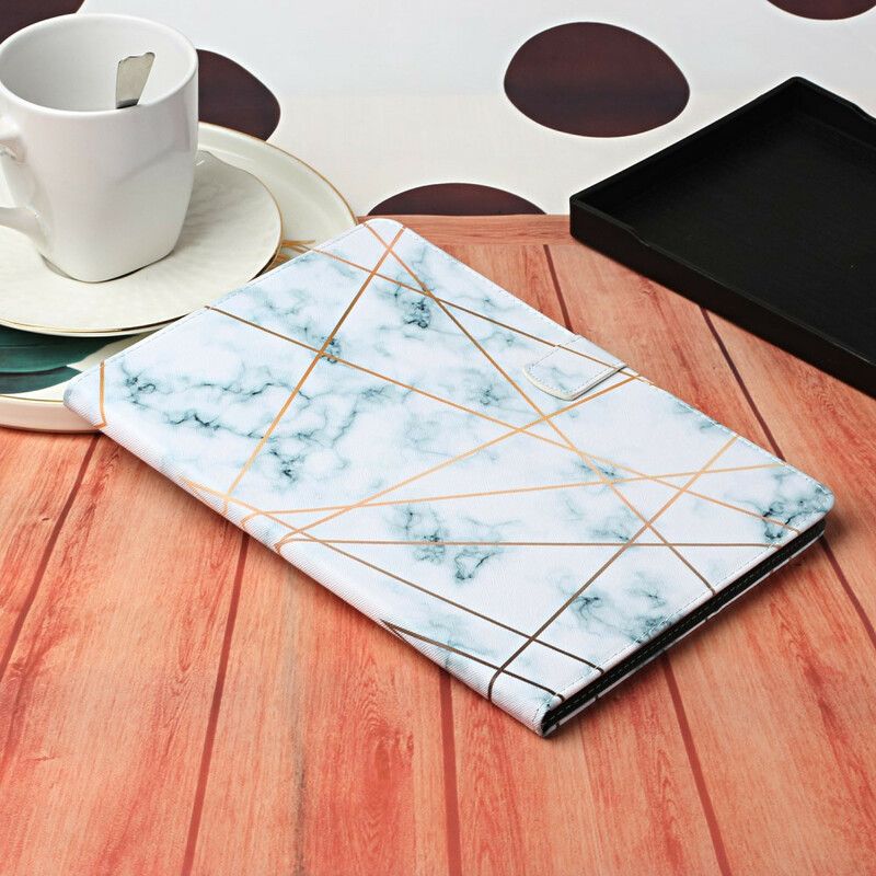 Flip Cover Samsung Galaxy Tab S7 / Tab S8 Marmor