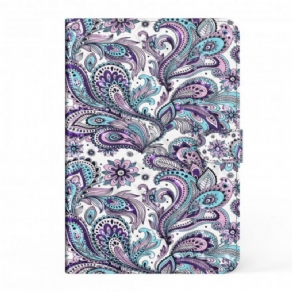 Flip Cover Samsung Galaxy Tab S7 / Tab S8 Paisley Mønster