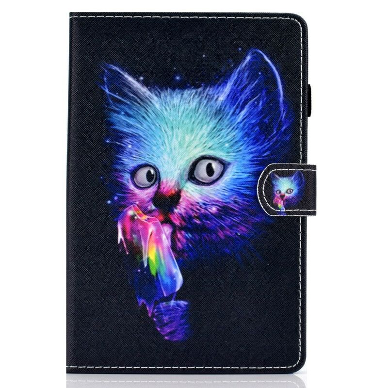 Flip Cover Samsung Galaxy Tab S7 / Tab S8 Psycho Cat