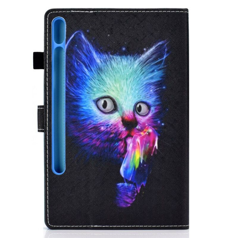 Flip Cover Samsung Galaxy Tab S7 / Tab S8 Psycho Cat