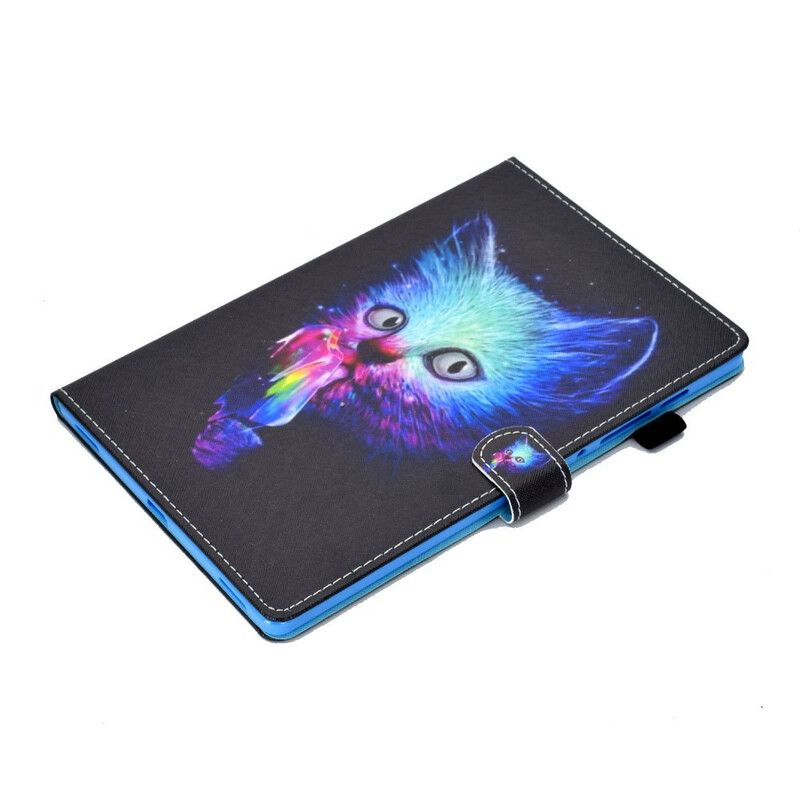 Flip Cover Samsung Galaxy Tab S7 / Tab S8 Psycho Cat