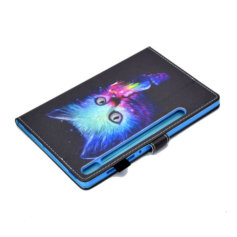 Flip Cover Samsung Galaxy Tab S7 / Tab S8 Psycho Cat
