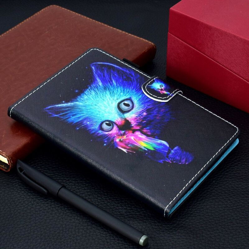 Flip Cover Samsung Galaxy Tab S7 / Tab S8 Psycho Cat