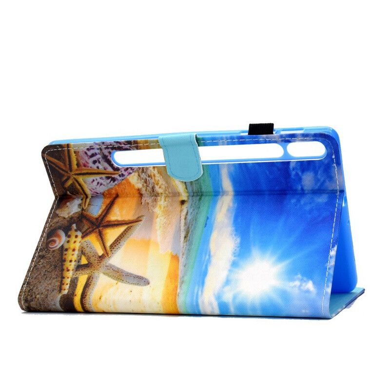 Flip Cover Samsung Galaxy Tab S7 / Tab S8 Sjov Strand