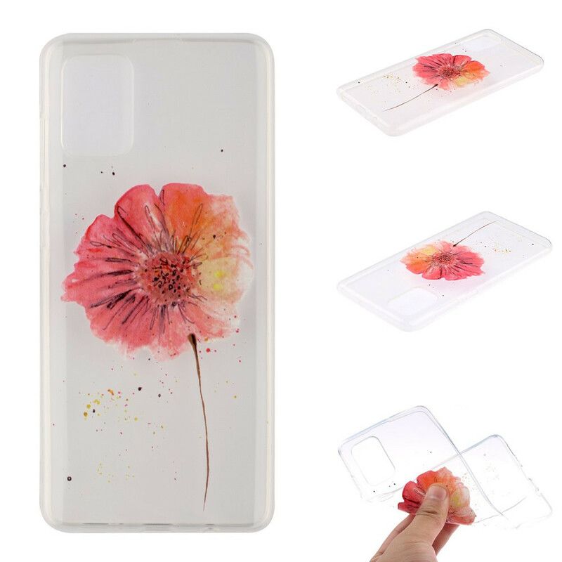 Cover Samsung Galaxy A51 Sømløst Akvarel Blomstermønster