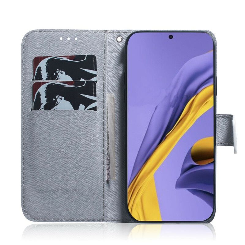 Flip Cover Samsung Galaxy A51 Drømmende Løve
