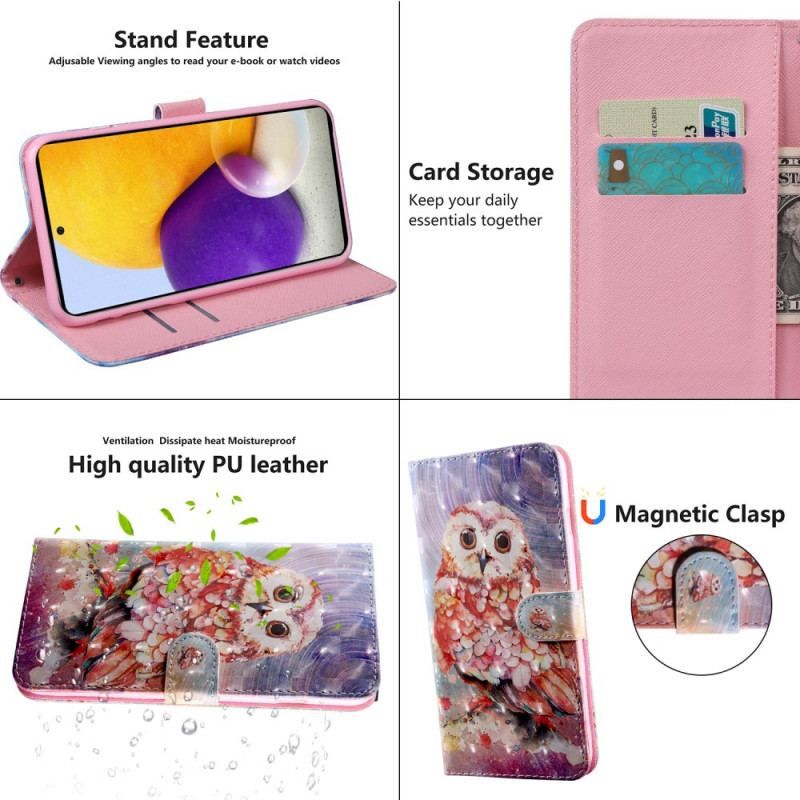 Flip Cover Samsung Galaxy A13 5G / A04s Ugle Maleren