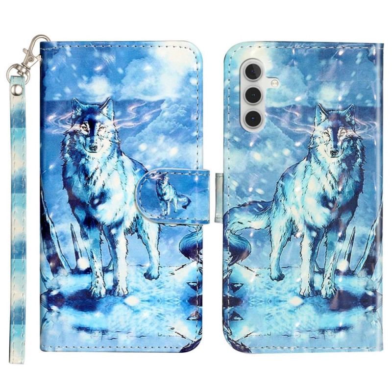 Flip Cover Samsung Galaxy A14 / A14 5G Ulv Med Snor