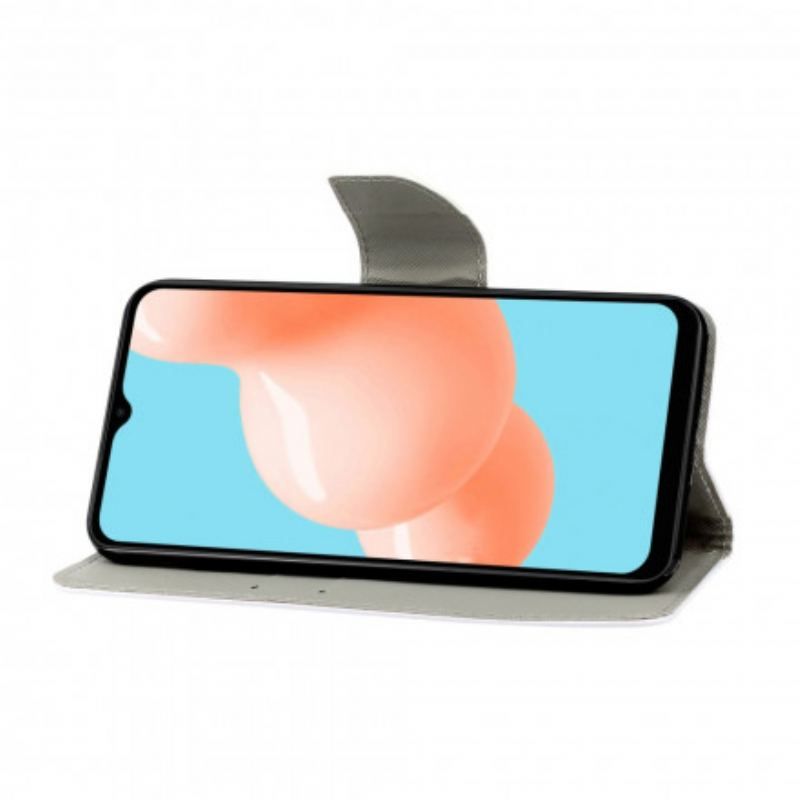 Flip Cover Samsung Galaxy M12 / A12 Med Snor Thong Abe