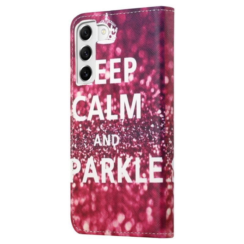 Flip Cover Samsung Galaxy S23 5G Bevar Roen Og Gnistre