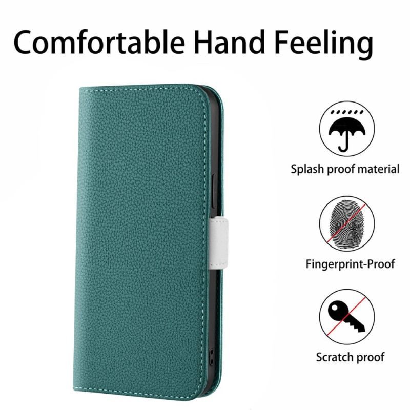 Flip Cover Samsung Galaxy S23 5G Imiteret Læder Slik