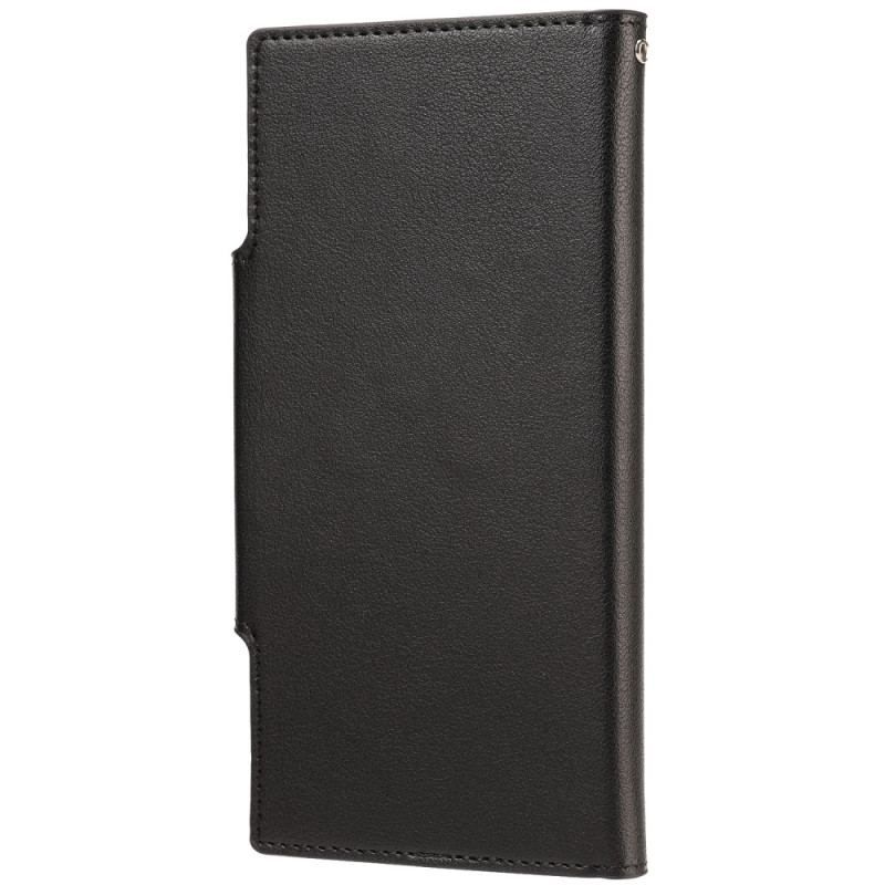 Flip Cover Samsung Galaxy S23 Ultra 5G Aftagelig Sølvlås