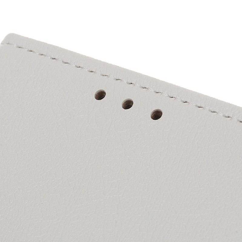 Flip Cover Xiaomi 12 Pro Enkel Skinnende Lædereffekt