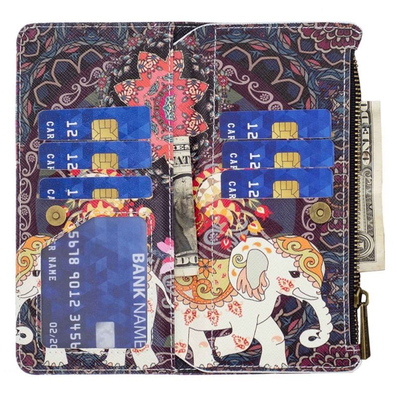 Flip Cover Xiaomi 12T / 12T Pro Elefant Lynlåslomme