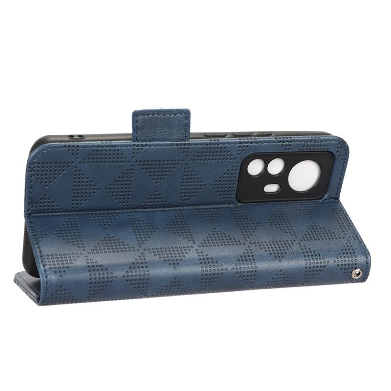 Flip Cover Xiaomi 12T / 12T Pro Retro Stil Trekanter