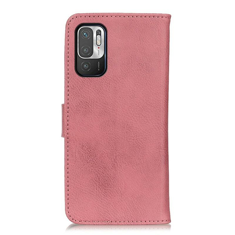 Læder Cover Poco M3 Pro 5G Khazneh Retro Split Imiteret Læder