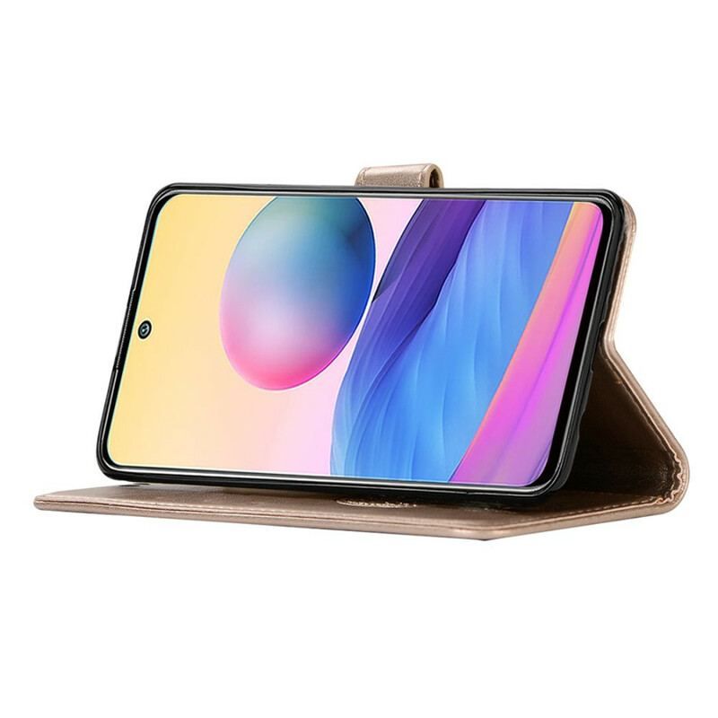 Læder Cover Poco M3 Pro 5G Ugle Drømmefanger
