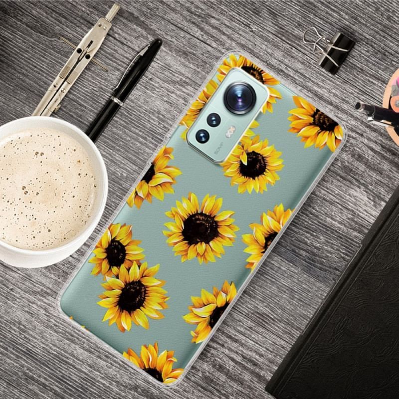 Mobilcover Xiaomi 12 / 12X Silikone Solsikker